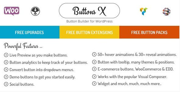 BUTTONS X – POWERFUL BUTTON BUILDER FOR WORDPRESS